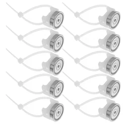10Pcs Magnetic Cable Tie Magnetic Cable Ties Mount Stable Cable Tie Cable Zip Tie Cable Organizer