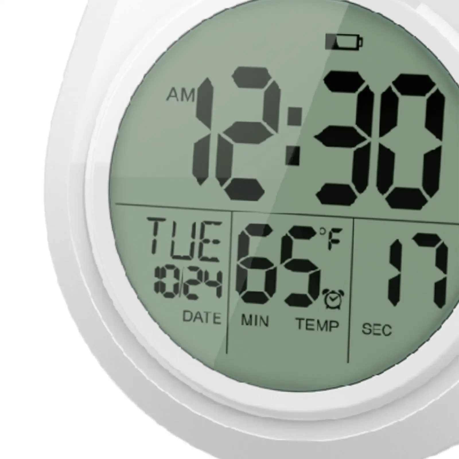 Digital Shower Clock Countdown Timer Indoor LCD Screen,Water Resistant Shower