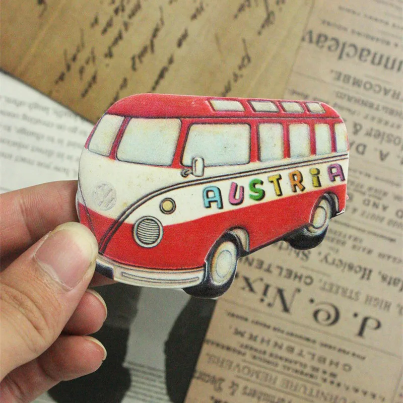 Austria 3D refrigerator magnet tourist souvenirs Refrigerator magnet decoration supplies collection arts and crafts gifts