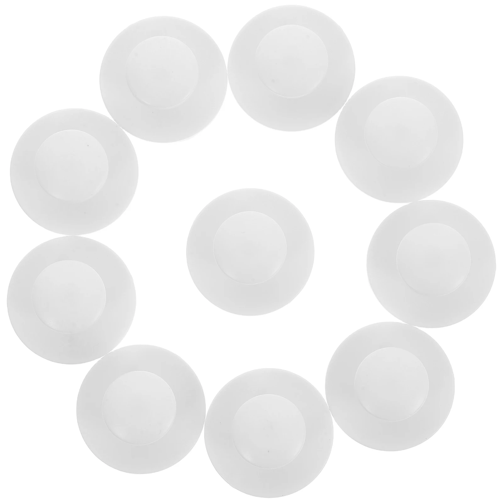 

10pcs Cabinet Door H Self Adhesive Drawer Pulls Plastic Easy Installation Safe Kids Pets Sliding Door Helper