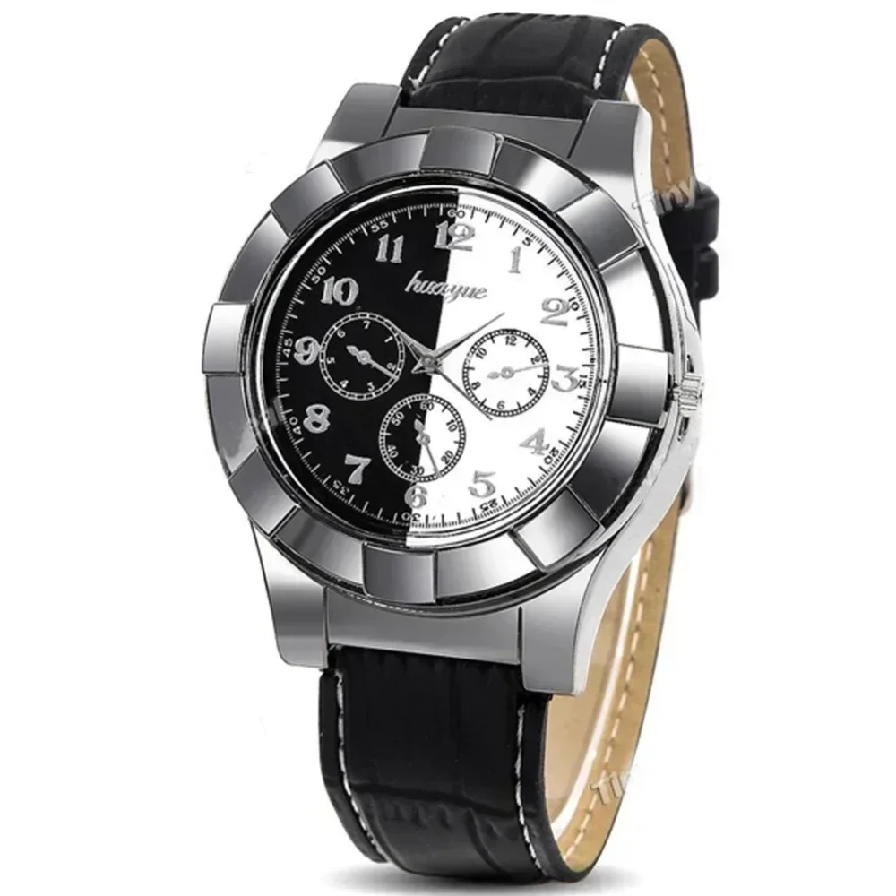 Silent Heating Wire Quartz Electronic Watch Lighter Metal Multifunction Cigarette Lighter USB Charging Silicone Watch Men's Gift view 3