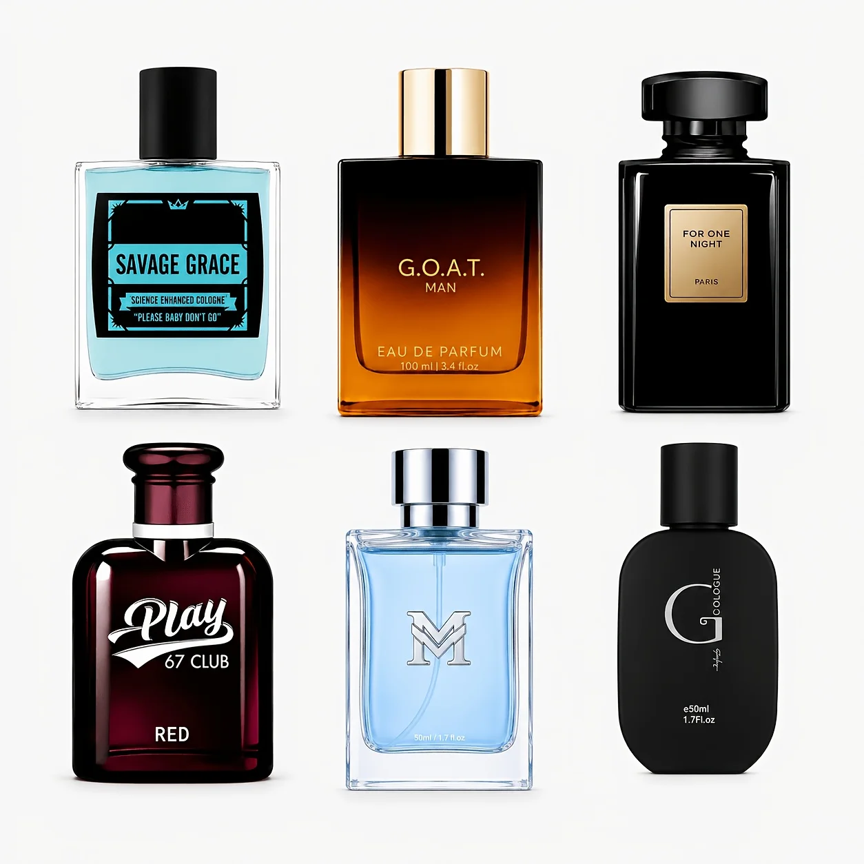 

3 Styles Random 1 Bottle, 3.4oz/1.17oz Fresh Bergamot Opens with A Sparkling Citrus Burst, Blended with Crisp Marine Accords And Refined Fougere Notes Of Lavender, Cedarwood, And Amber Musk Creating A Clean, Confident, And Long-lasting Masculine