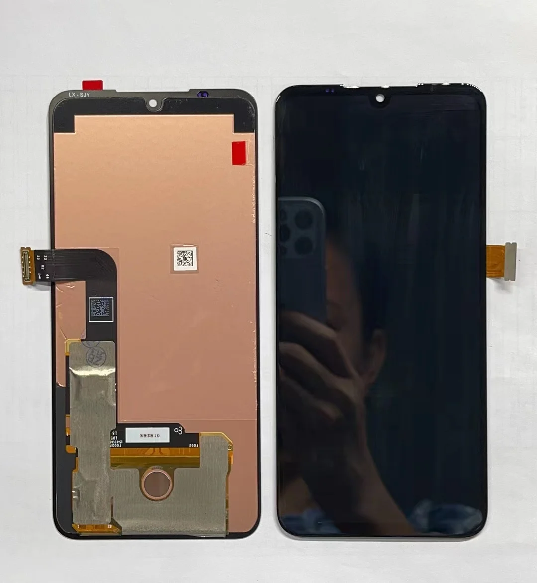 Tested AMOLED TFT LCD Screen For LG G8X G V50S ThinQ LCD Display With Frame Touch Screen Digitizer LG V50S Thin Replacement
