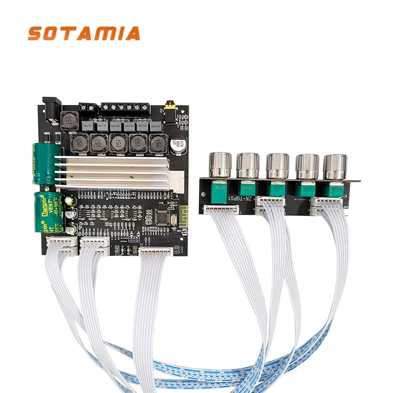 

Плата усилителя мощности SOTAMIA TWS TPA3116 с Bluetooth, 2,1 каналов