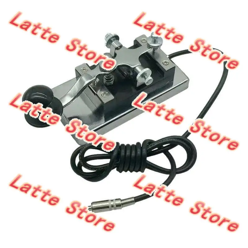 Sturdy Heavy CW Morse Code Straight Key, Mechanical Telegraph Manipulator For Shortwave Radio Amateur Transmit & Signal Training