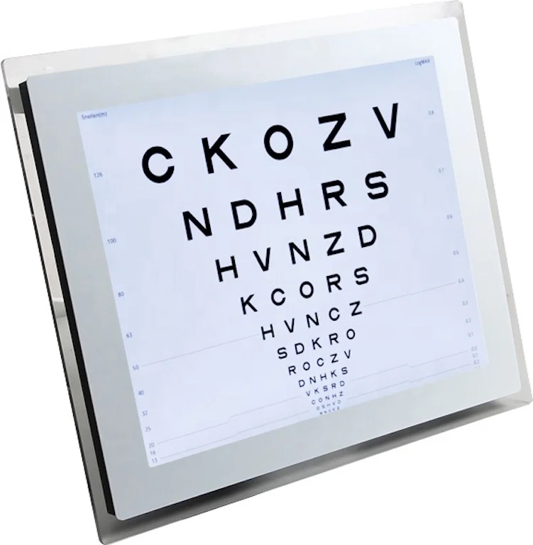 17 Inch Screen Optical Optotype Led Lcd Color Vision test Acuity Chart Screen with Remote Control