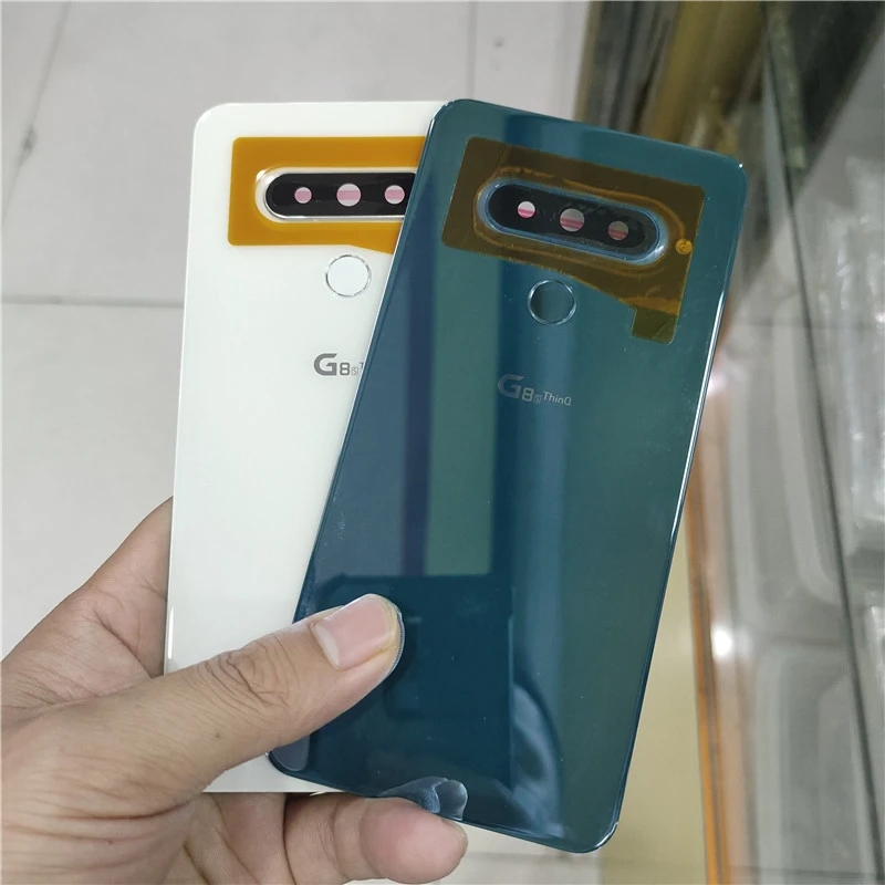 Glass Cover For LG G8S LMG810 LM-G810 LMG810EAW Battery Back Cover Rear Door ThinQ with Touch ID Fingerprint