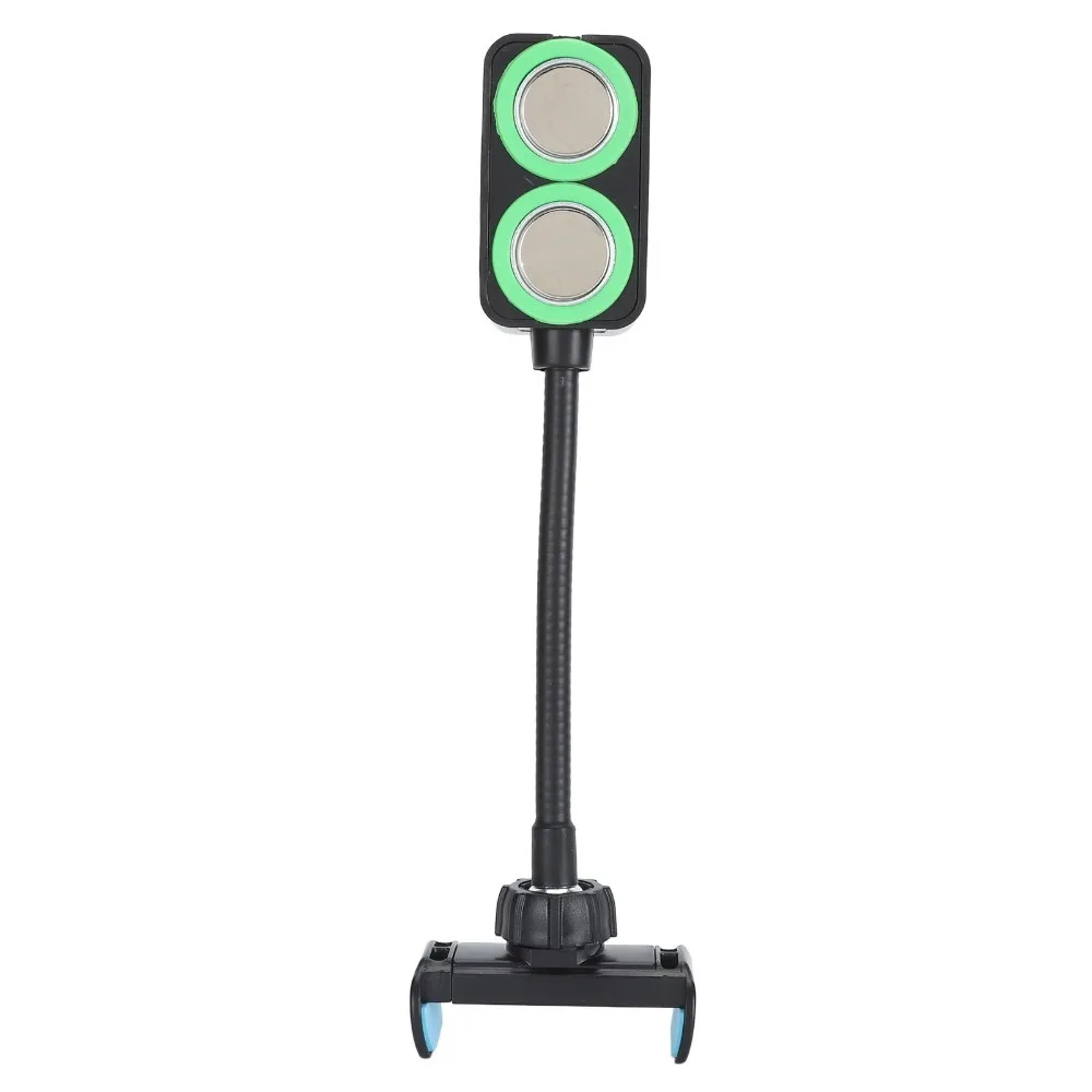 

Powerful Magnetic Attachment Double Magnets Phone Holder Flexible Arm 360° Rotation 360 Degree Adjustment Plastic