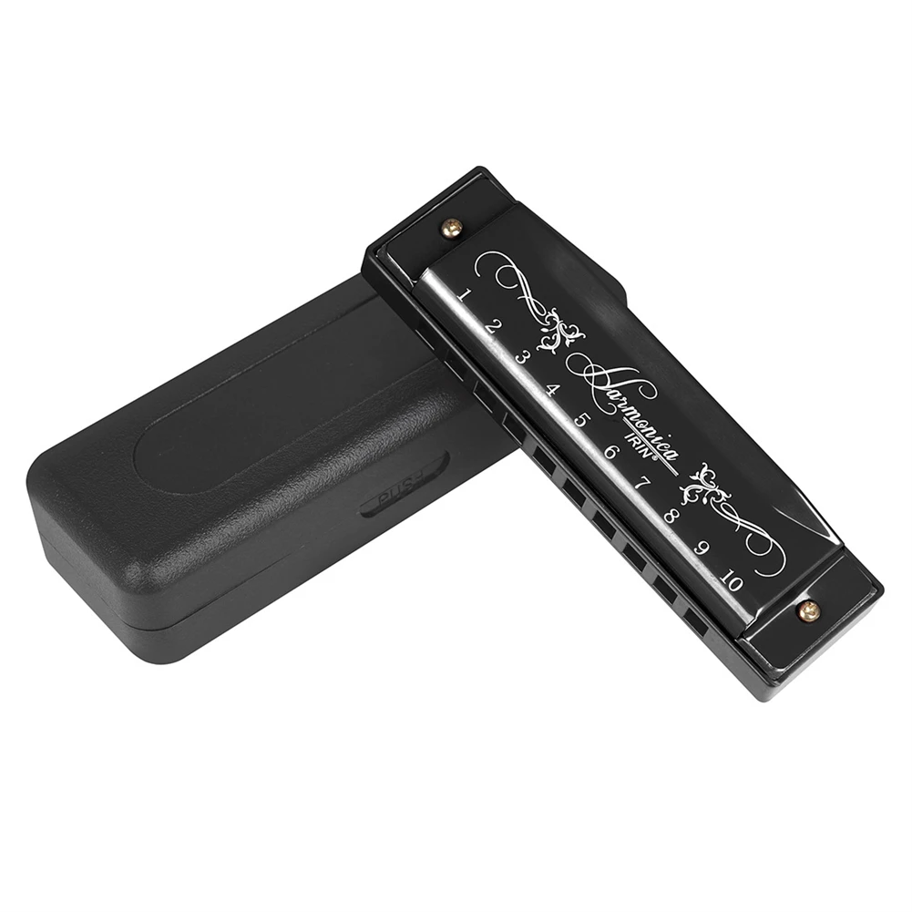 Tremolo Harmonica Harmonica เครื่องดนตรี 10 หลุม 20 โทน 10.4 ซม.x 2.8 ซม.สําหรับใหม่หรือ Pro Harmonica ในคีย์ C