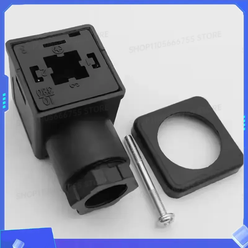 10PCS New MPM B-12 DIN43650A Junction Box Solenoid Valve Plug Connector for Industrial Automation Electrical Connection
