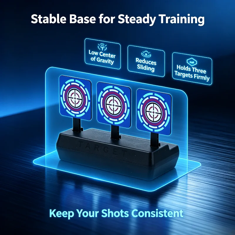 Vertical Mechanical Auto Rebound Game Target Quick Reset Reusable EVA Foam Dart Indoor Outdoor Hobby Training Accessory view 2