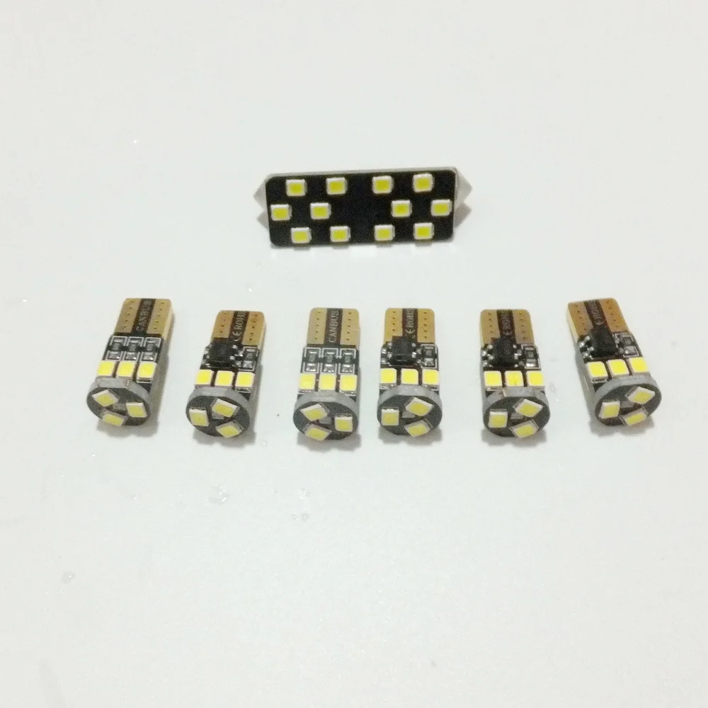 

July King 7 шт. 6000K светодиодные внутренние лампы для чтения автомобиля, совместимые с Ford Explorer 2013-2018