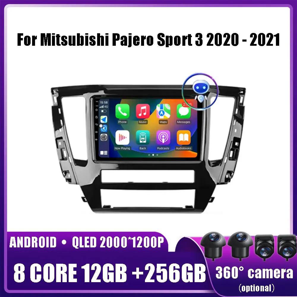 

Android 14 for Mitsubishi Pajero Sport 3 2020 - 2021Car Multimedia Player Head Unit Stereo GPS Navigation car accessories tools