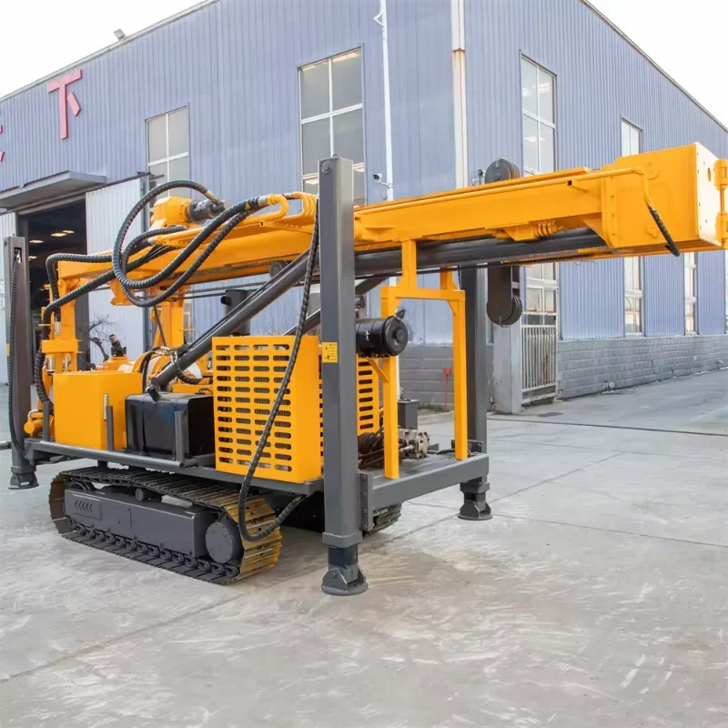 200m Portable Borehole Water Well Drilling Rigs 100m 180m Drill Rig Machine Water Pneumatic Dual-purpose Drilling Rig Machine