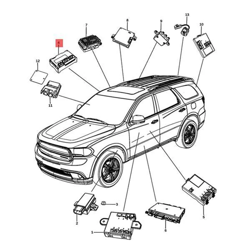 

L37A-68395643AA модуль управления раздаточной коробкой для Jeep Grand Cherokee Dodge 3.6L V6 5.7L V8 2011-2013 56029423AJ 56029423AK