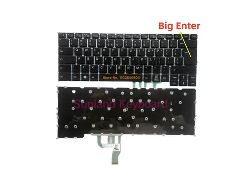 New Big Enter US German GR DE Laptop Keyboard For Fujitsu LifeBook U937 U938 FUTRO MU937 NC05007-B110 Black Without Backlit