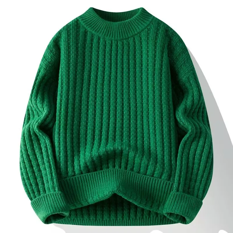 

Winter Thickened Men's Knitted Sweater Loose Winter Warm Sweaters Pullovers
