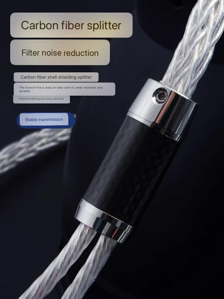 Picture 4: HiFi 8AG sterling silver speaker audio cable new 1 pair 16-core Speaker Cord Wire For Hi-fi Systems