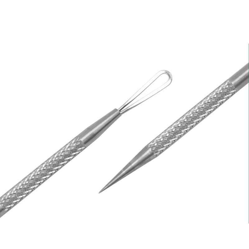 Blackhead Comedone Acne Pimple Blemish Extractor Remover Double Head Stainless Steel Needles Remove Tools Face Skin Care Pore Cl