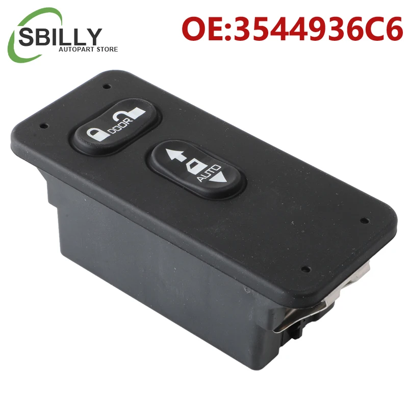 3544936C6 Botón de interruptor de ventanilla eléctrica de coche para cosechadora internacional Prostar 7400 7500 4300 4400 6111903C2