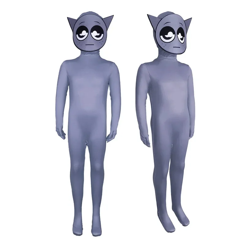 Новинка 2024 года, костюм для косплея Sprunki Incredibox, детская игровая одежда с изображением ужасов монстра, креативные комбинезоны для рождественской вечеринки, одежда