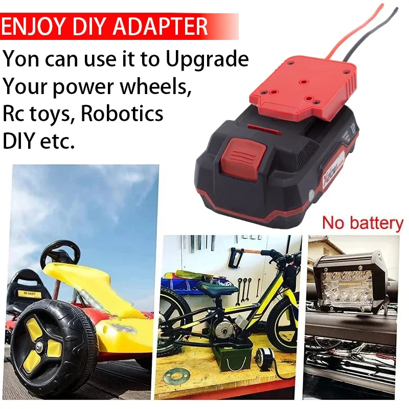 DIY Adapter for Lidl Parkside X20V Lithium Ion Battery Adapter Performancer Connector 14AWG DIY Adapter for Foy Machines, Cars