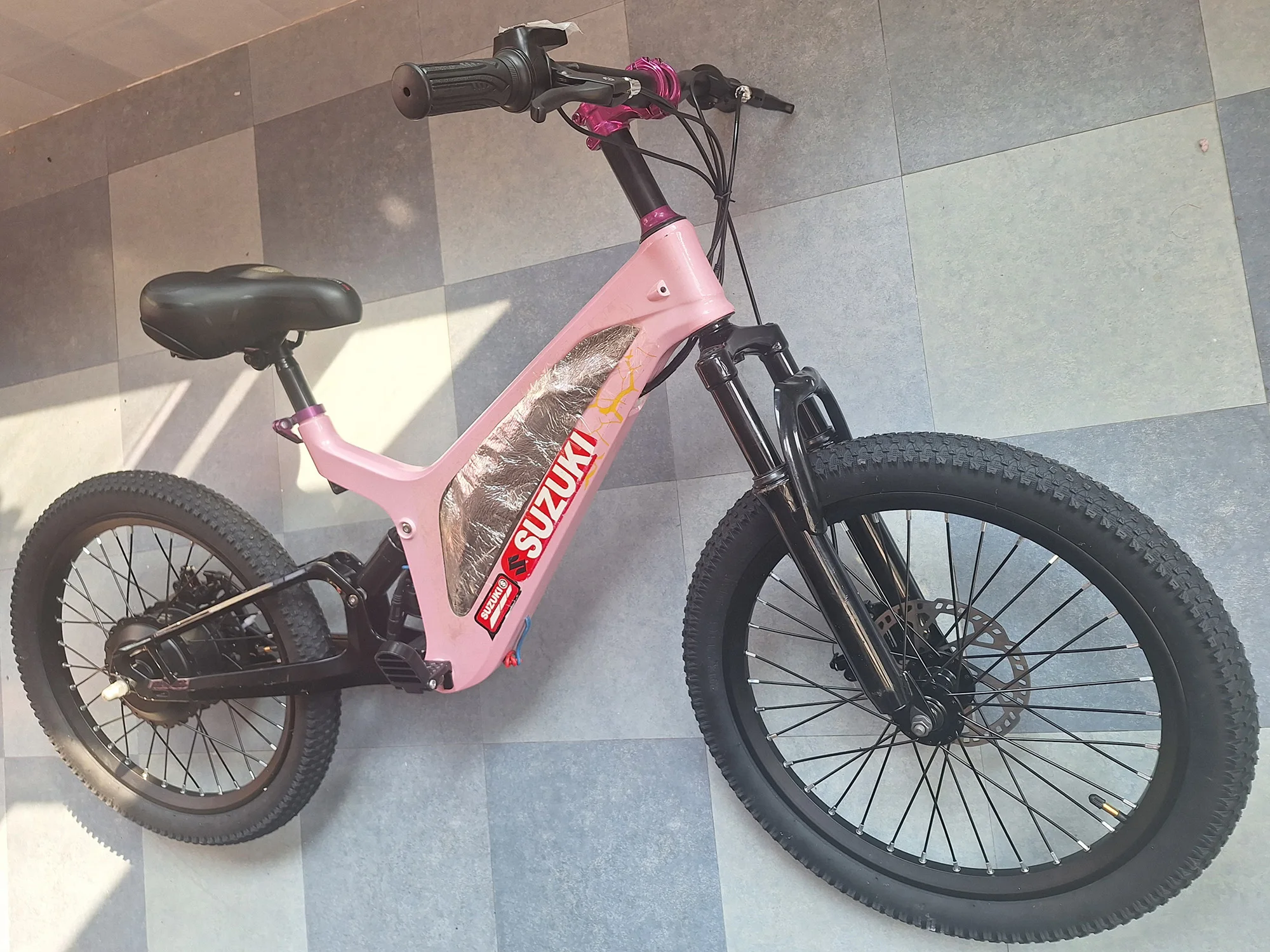 

20" 750W bike 48V off-road bicycle 10Ah cross scooter mini ATV motorcycle