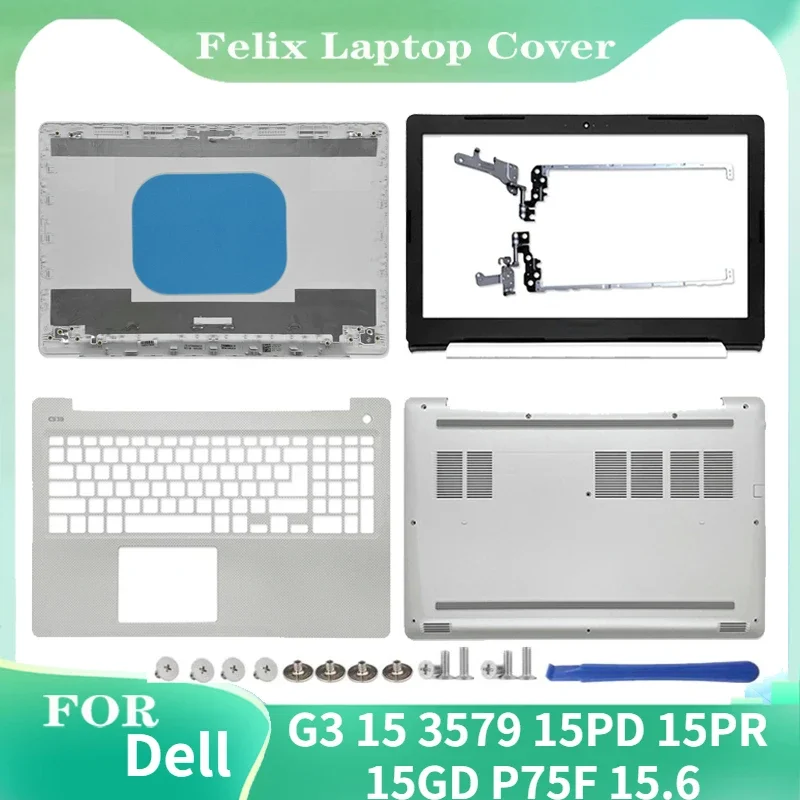 

NEW For Dell G3 15 3579 15PD 15PR 15GD P75F 15.6 Inch Laptop LCD Back Cover/Front Bezel/Palmrest/Bottom Case Top Lid Replacement