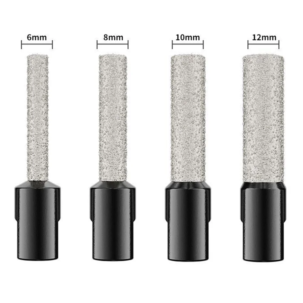1pc Dry Diamond Drill Bit For Tile Marble Glass M10 Thread Hole Opener For Angle Grinder 6mm To 12mm Size Options