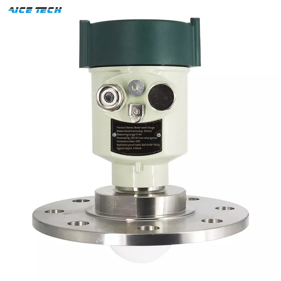 Aice Tech Steam Vapor Stirring Materials Radar Level Transmitter 80ghz 4-20mA