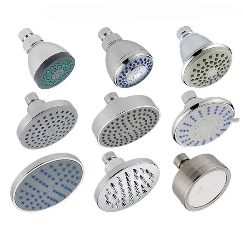 رأس دش ارتفاع ضغط دش رئيس رذاذ توفير المياه المنزلية الحمام دش العلوي فوهة الاستحمام الملحقات