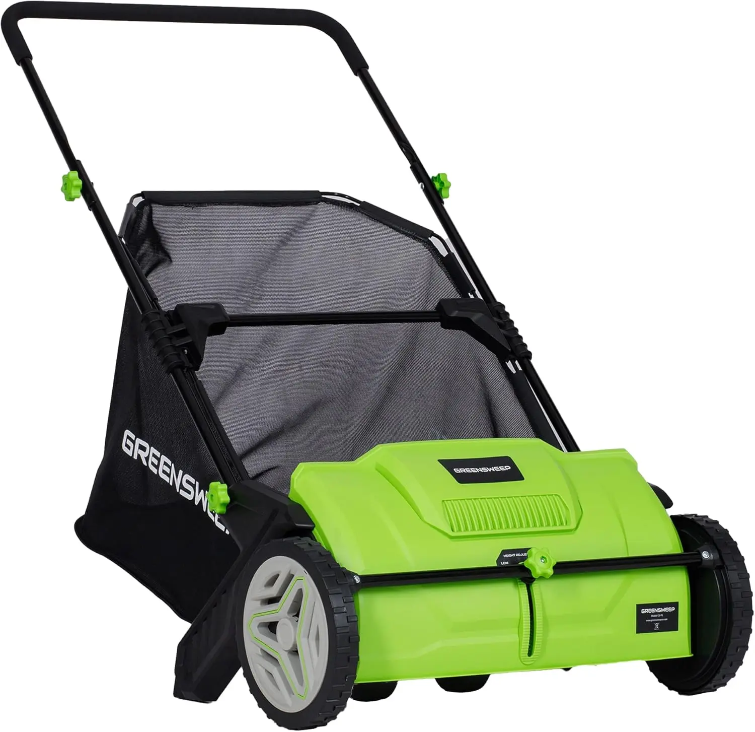 

Pro Garden Sweeper - Manual Leaf & Grass Push Lawn Sweeper