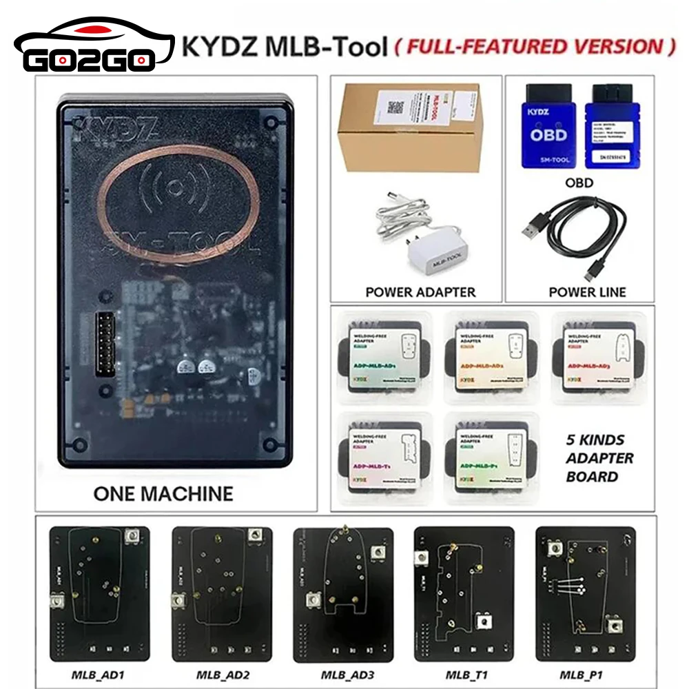 CNP189 Token OBD Basic and Full-featured version 2024 English Version KYDZ MLB Key Programmer For 5M Chip Generate dealer key