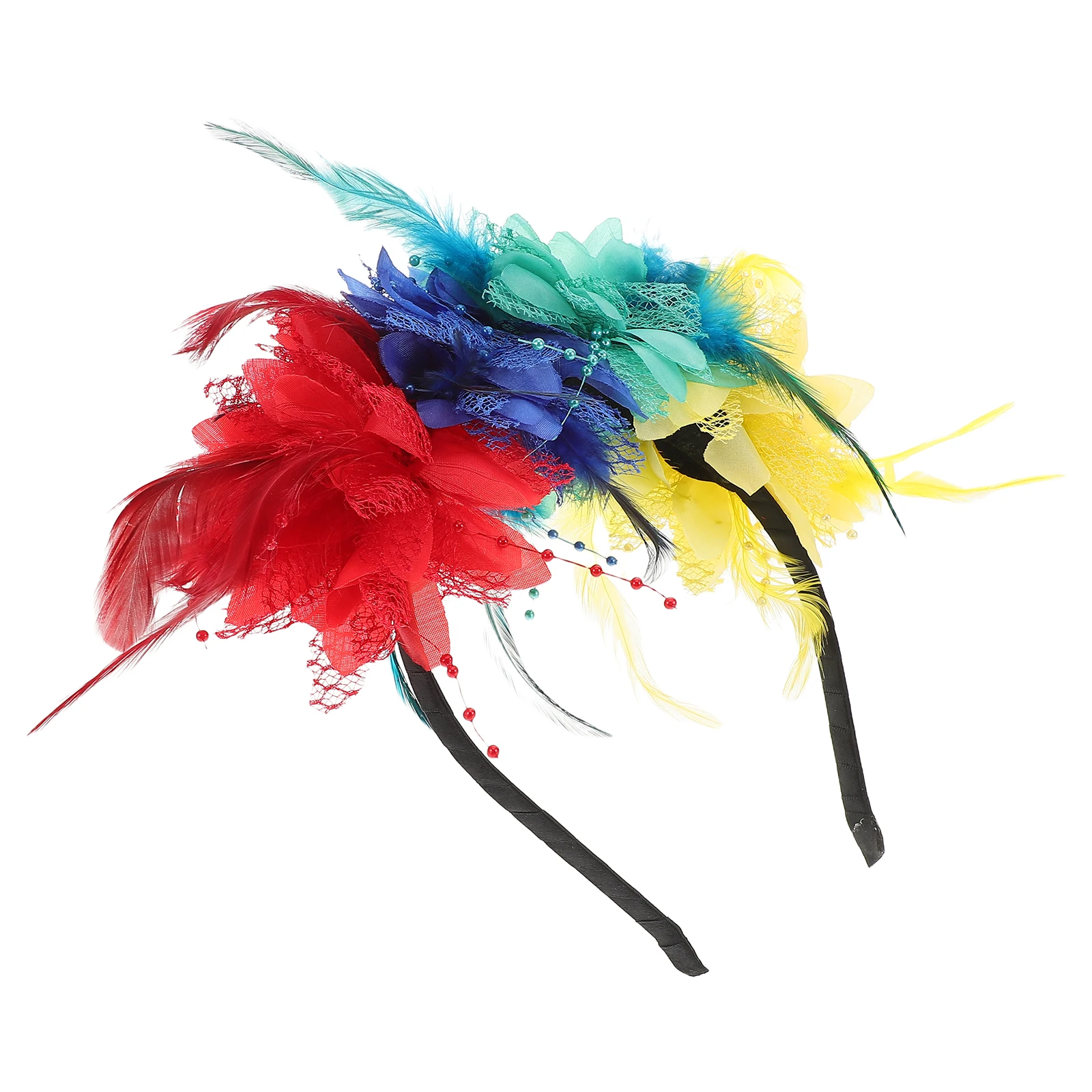 

Flowers Hairb Floral Crown Headpiece Women Party Photo Prop Adjustable Size Stylish Comfortable Holiday Accessories Hair