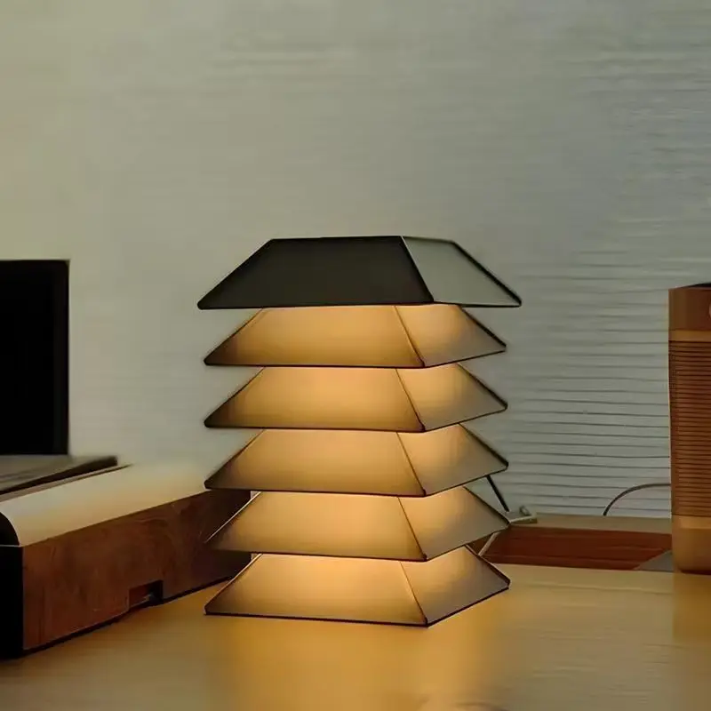 

Декоративная лампа в стиле ваби-саби, дизайнерская творческая личность, японский отель, проживание в семье, гостиная, спальня, ретро настольная лампа