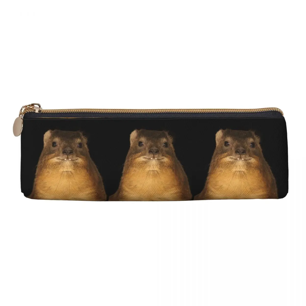 

Rock Hyrax Photo Dassie Vampire Potato Pencil Case Pen Holder Storage Stationery Supplies Large Capacity Pen Box Pencil Bag for