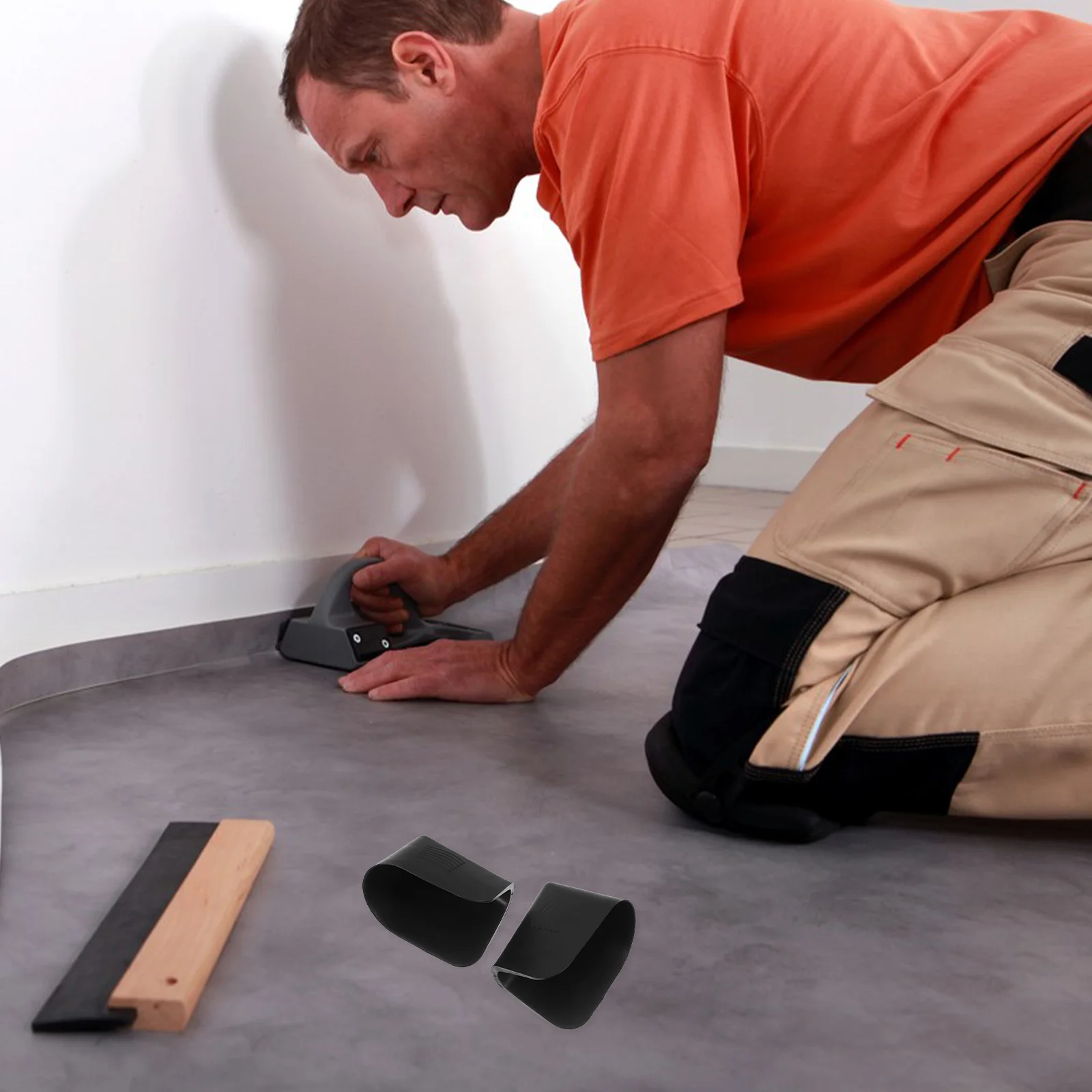 

2Pcs Caulking Tool Kit Tile Grout Applicator for Precise Sealing Home Renovation Caulk Finisher Applicator Caulking Tool