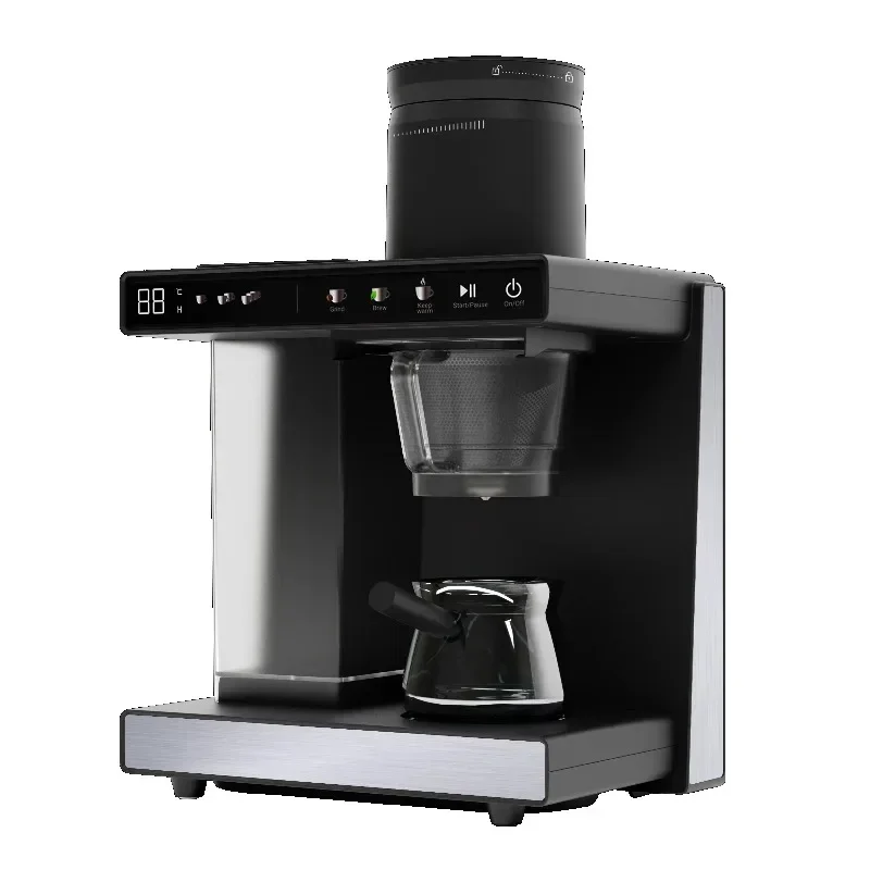 Programmable Single Service American Coffee Maker Automatic Drip Coffee Maker with Coffee Bean Grinder Function