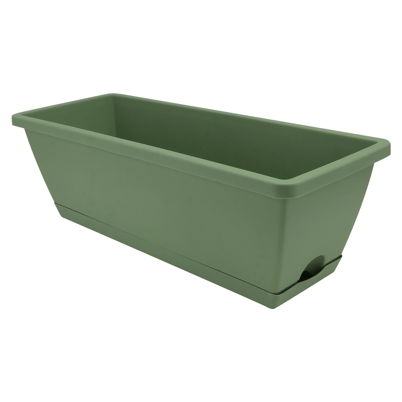 

Large Rectangular Planting Pots Thickened Resin Flowerpot for Balcony Vegetables Growing Clear Basin Green Garden Plants