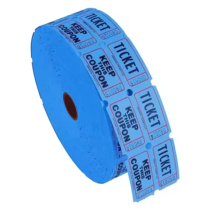 2000 Stück bedruckte bunte Event-Tickets, leere Tombola-Tickets, doppelte Rolle für fairische Karnevalsspiele, Schulaktivitäten ﻿ – Detail 9