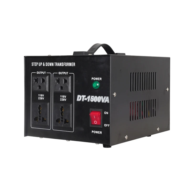DT-1500W Converter Single Phase Step up Transformer Power Converter 110V to 220V Voltage Transformer Making Equipment