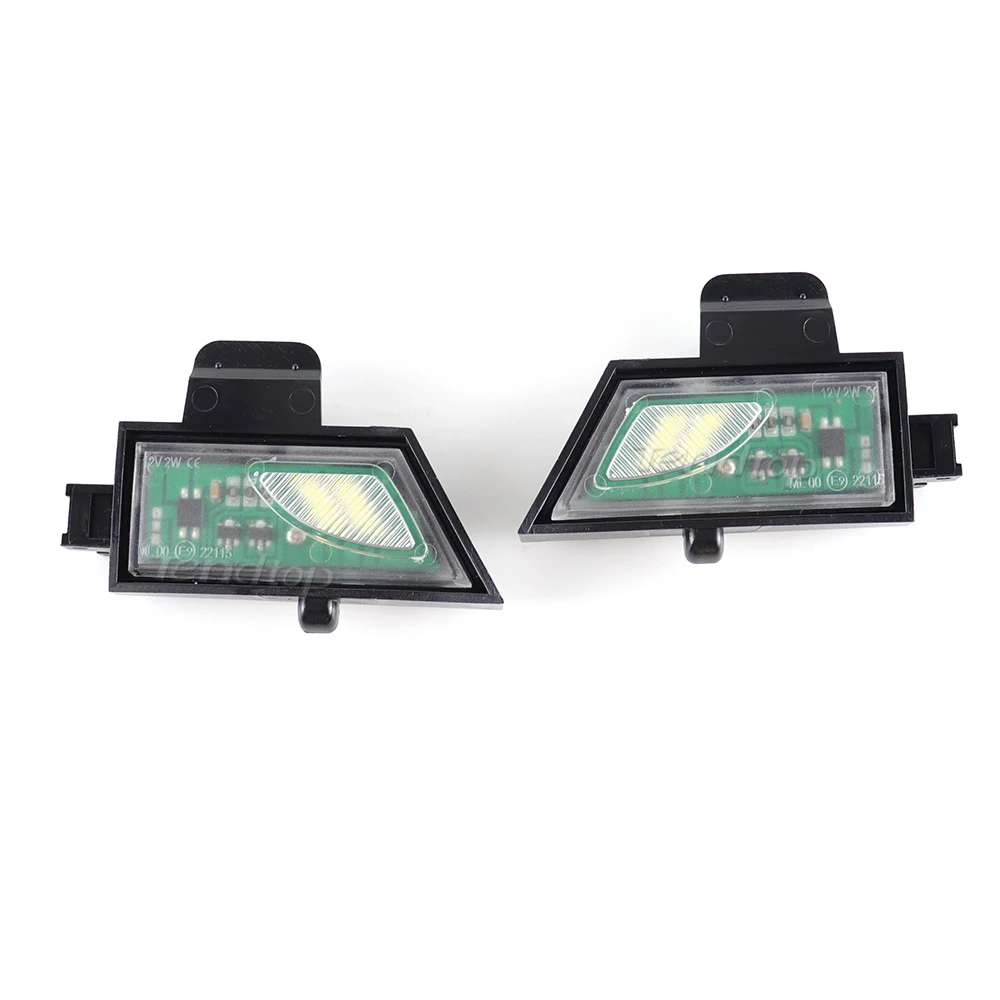 2Pcs White High Brightness LED Side Under Mirror Lamp Puddle Light For VW Golf 7 MK7 Variant GTI R20 Sportsvan Touran MK3