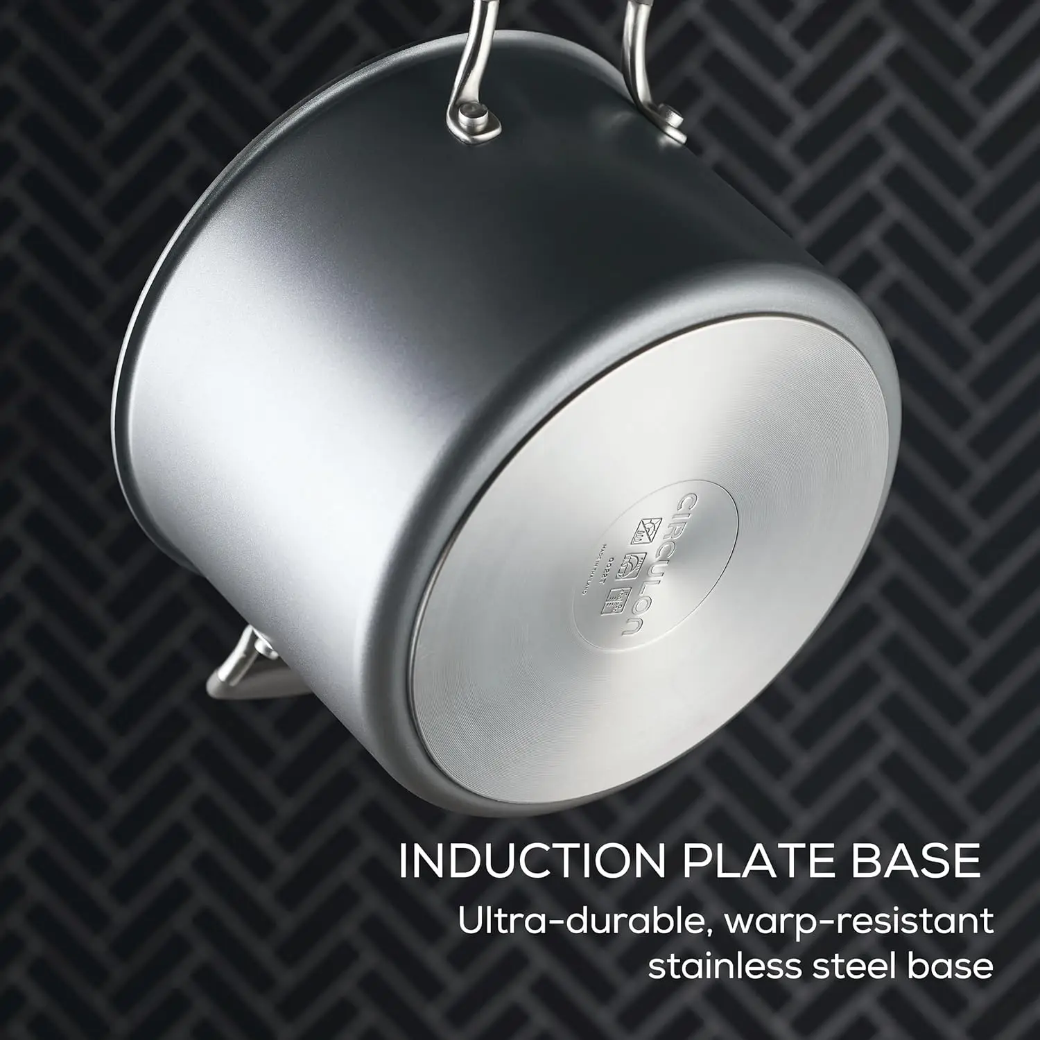 Series With Scratchdefense Technology Nonstick Induction Cookware/Pots And Pans Set, 9 Piece, Graphite