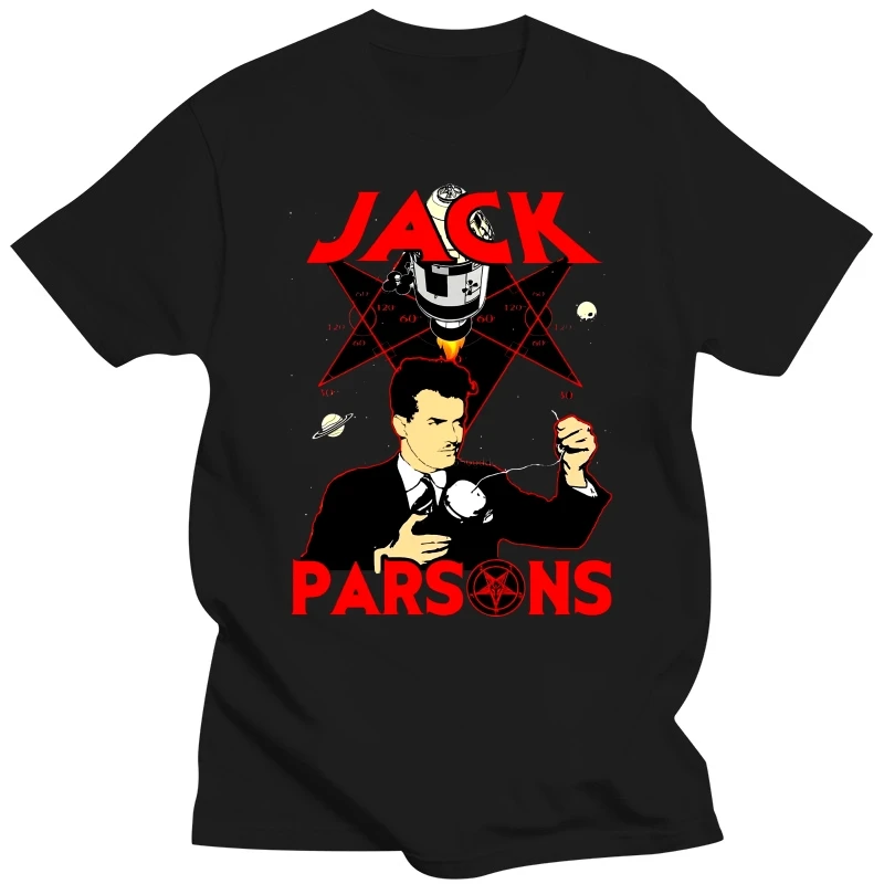 Jack Parsons T Shirt Men Women Rocket Scientist Golden Dawn Occult Thelema Confortable Tops TEE Shirt