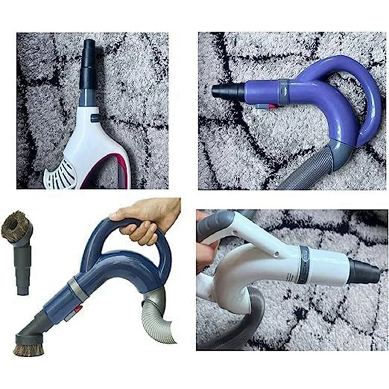 X17A 2025 NEW-2X Круглая насадка для пылесоса из конского волоса, совместимая с большинством пылесосов с 1 1/4 дюйма или 1 3/8 дюйма