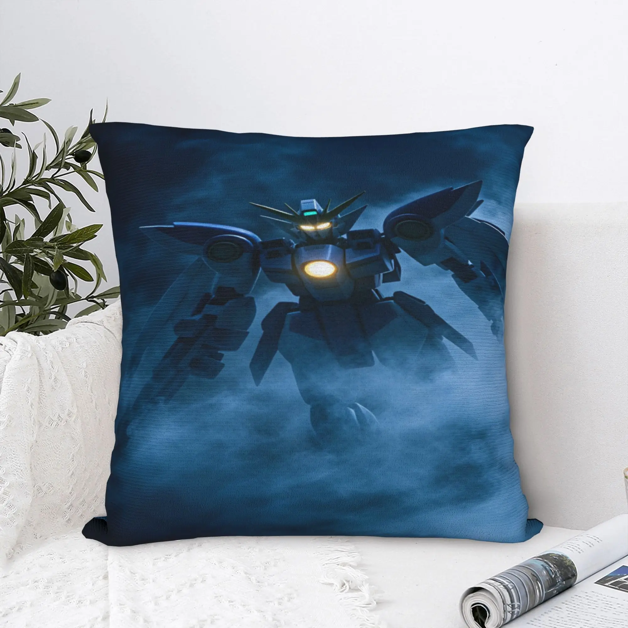 Mobile Suit Gundam Pillow Case  Fashion Pillow Cover Print Pillowcases For Chair Sofa Home Decor