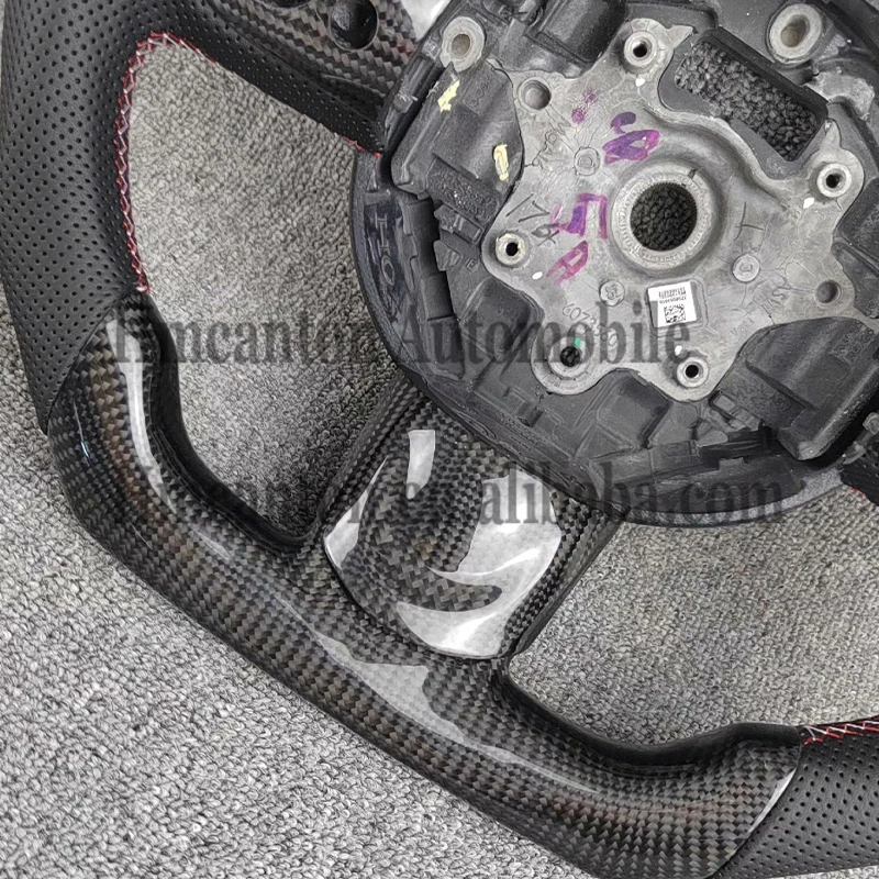 Volant en cuir perforé en Fiber de carbone, nouveau produit, vente en gros, Performance M pour BMW Mini Cooper S R56 R61