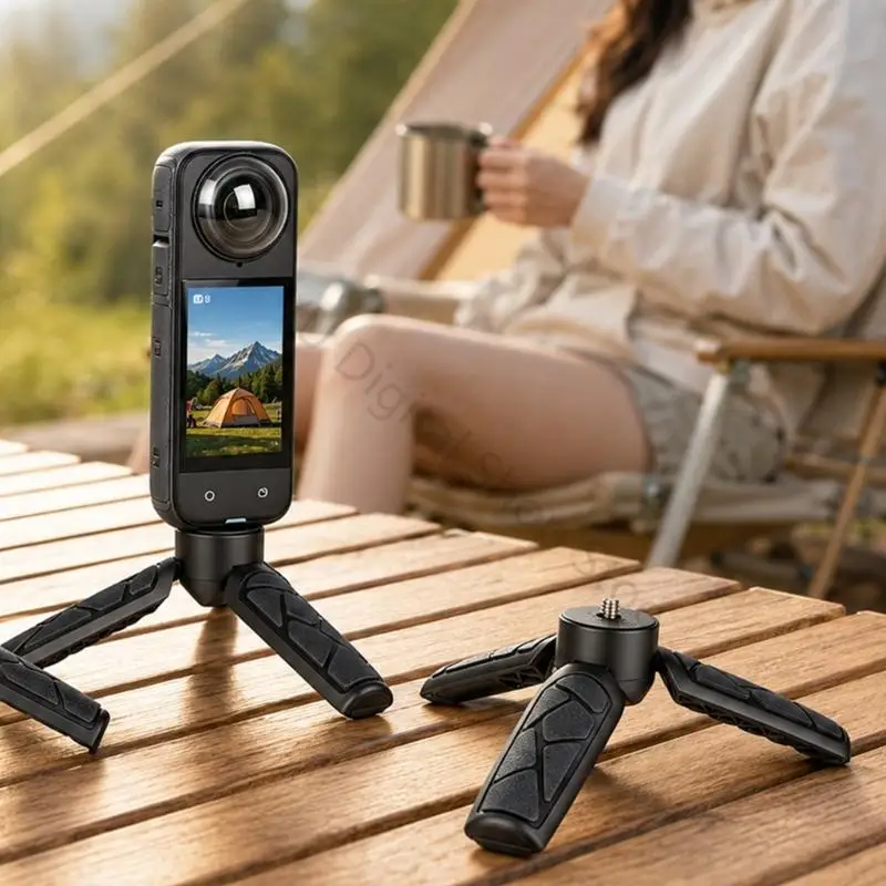 96BA Zusammenklappbares Kamerastativ für Pocket 4p/3 mit 1/4-Zoll-Schraube für den Schreibtischgebrauch – Detail 9
