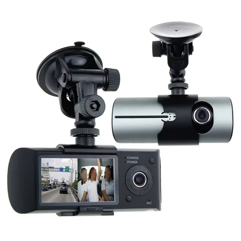 Universal G-Sensor Parking Monitor Dash Cam Dual Lens Camera Car DVR 2.7Inch Video Recording