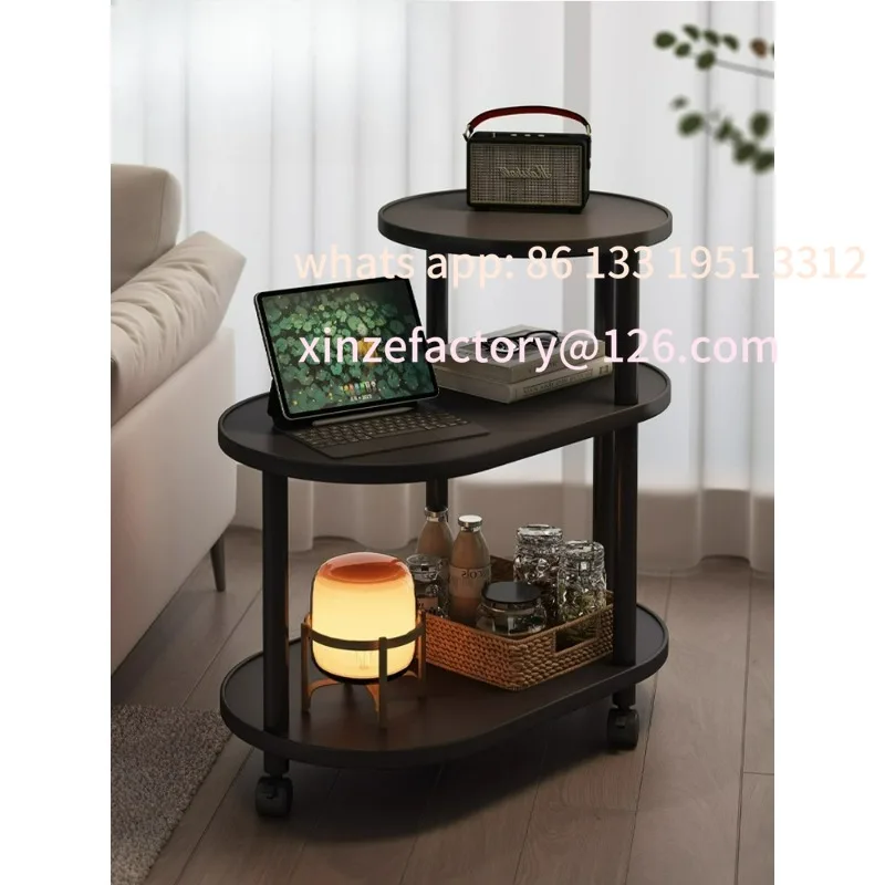 

Side coffee movable sofa corner living room side cabinet small table small apartment tea cabinet shelf side ta